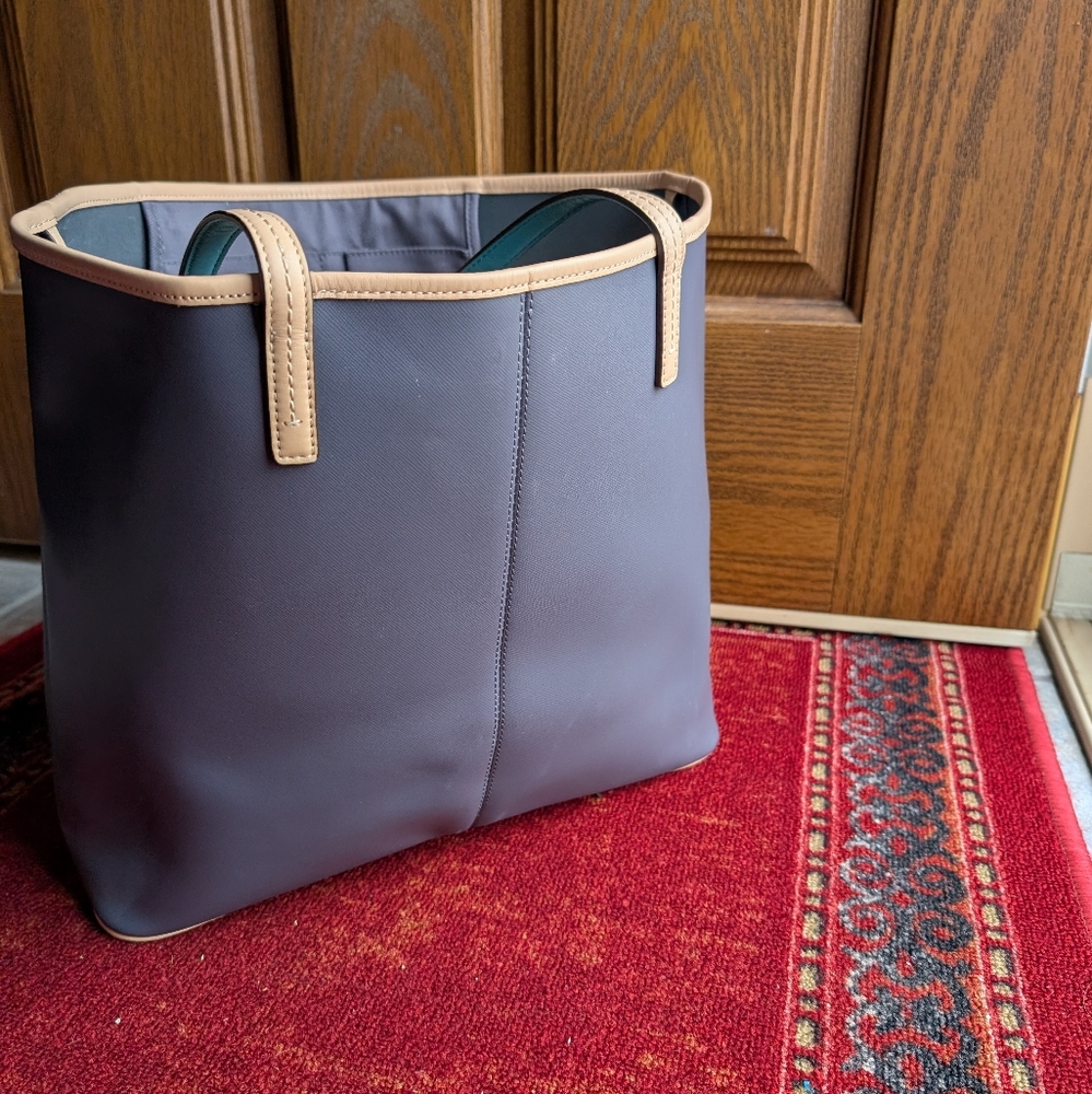 Coach Park Metro Large Leather Tote Bag - Picture 3 of 15